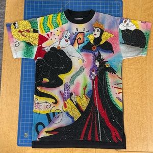 Disney Villans Vintage 90’s sequined JouJou tunic/T-shirt
